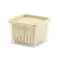 thumbnail image 2 of Caja de almacenamiento para refrigerador, caja para conservar ingredientes pequeños, caja para preparar verduras con tapa, escurridor de conservas, caja para almacenar jengibre y ajo,, 2 of 8