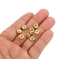 thumbnail image 4 of Unique Bargains 8mm Spacer Beads, 100pcs Bead Spacers Rhinestone Round Bulk Beads Wave for Jewelry Making, Yellow, 4 of 5