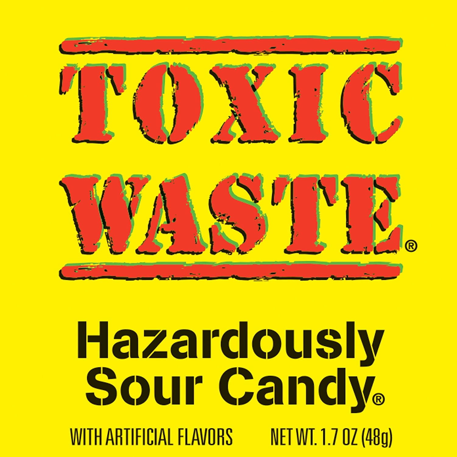 Toxic Waste Candy Yellow Bank