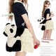 thumbnail image 1 of Mochila de Peluche de Pandapanda | Tela Suave y Duradera | Diseño Espacioso y Adorable de Panda | Mochila Escolar Moderna E Informal para Uso Diario | Ideal Como Regalo para Niños, Adolescentes y Muj, 1 of 5