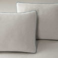 thumbnail image 2 of Vellux Jersey Knit 2-Piece Comforter Set, Cotton Blend, Twin, Gray, 2 of 4