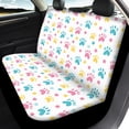 thumbnail image 4 of Uourmeti Paw Print Star Pattern Car Seat Covers Full Set Automotive Seat Cover Interior Easy to Install Auto Accessories Fit for Cars Sedans, 4 of 10