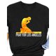 thumbnail image 3 of Heart Print T-shirt, Short Sleeve Crew Neck Casual Top For Summer & Spring, Women's Clothing, 3 of 8