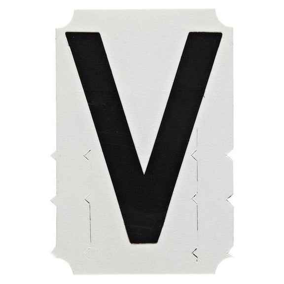 BRADY 5140-V Letter Label,V,PK10
