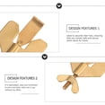 thumbnail image 2 of 2 pcs Portable Door Lock Heavy Duty Door Lock Security Door Lock for Home, 2 of 4