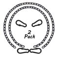 thumbnail image 1 of Cadena para Silla Hamaca JACNITAD 44 cm Paquete de 2 con 4 Mosquetones 300 kg, 1 of 7