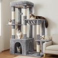 thumbnail image 1 of Árbol para gatos Heybly resistente para gatos de interior con poste para rascar, 1 of 9