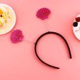 thumbnail image 3 of BESTYASH 13Set Girl Party Hair Hoops Rosy Felt Fabric Shell Shape Cosplay Accessory Birthday Party Photo Props, 3 of 6