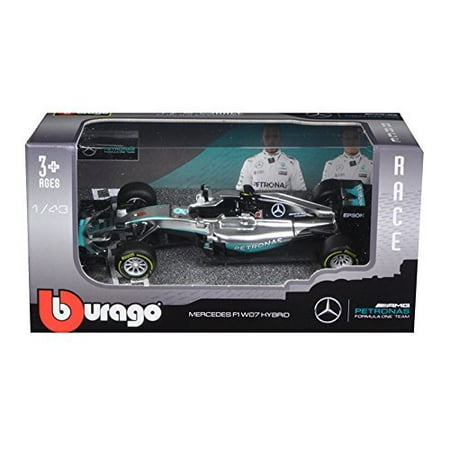 Bburago Mercedes AMG Petronas F1 W07#44 Hybrid Lewis Hamilton F1 Formula 1 Car 1/43 Diecast Model Car by (List Of Best Hybrid Cars)