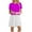 Hot Pink, variant on Bigersell Casual Dresses for Women Summer Short Sleeve Round Neck Mini Dress Fashion Color Block Printed Mini Short T-Shirt Dresses Swing A-Line Beach Sundresses, Hot Pink XXL