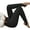 Black, variant on fartey Womens Ribbed Knit Compression Stirrup Tights Slim Fit High Waist Yoga Pants Casual Elastic Waisted Leggings Casual Tummy Control Stretch Gym Workout Pants