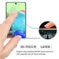 thumbnail image 2 of Beukei (Paquete De 4) Compatible Con Samsung Galaxy A71 (4G/5G) / A72 (4G/5G) / A73 (5G) Protector De Pantalla De Vidrio Templado (6,7 Pulgadas) Sensible Al Tacto, Dureza 9H, 2 of 5