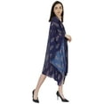 thumbnail image 3 of Moomaya Printed Kaftan For Womens Short Loose Kimono Beach Evening Loungewear Dress, 3 of 7