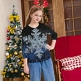 thumbnail image 6 of SERTGUTR Kids Christmas Print 3/4 Long Sleeve Round Neck Casual Comfortable Festive Everyday Top Christmas Gifts for Children 3-12 Years(Multicolor#2,3 Years), 6 of 7