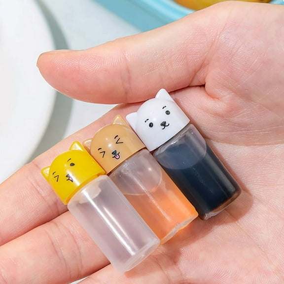 Racing Butterfly 3/2pcs/set Mini Tomato Ketchup Bottle Portable Small Sauce Container Salad Dressing Container Pantry Containers for Bento Box