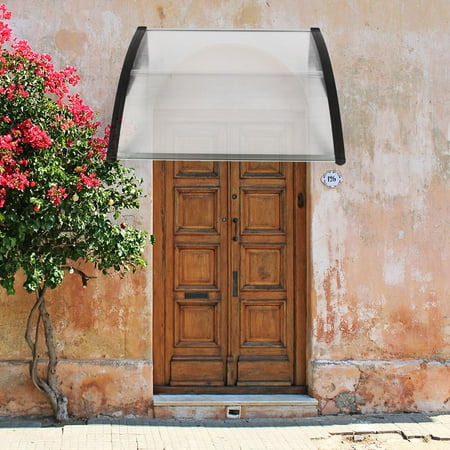 Zimtown Outdoor Front Door Window Awning Patio Eaves Canopy