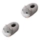 thumbnail image 2 of Minnieouse Women Mens Lamb Soft Plush Slippers Sheep Shoes House Warm Winter Cartoon tipo 3 2piezas, 2 of 4