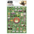 thumbnail image 1 of Lámina de pegatinas con diseños innovadores Baby Yoda Star Wars Mandalorian, 1 of 1