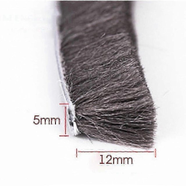 2025 Weather Stripping Brush Pile Door Window Seal, 10m Sliding Draft Excluder Windproof Noise Insulation