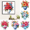 thumbnail image 4 of (WQ0155) Florero Diamante Parcial Serie Flores Y Plantas Resina Forma Especial 30*30CM, 4 of 6