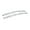 Chrome, variant on APS Compatible with Chevy S-10 1994-1997 & Chevy S-10 Blazer 94-97 Fit 2 Door Only Main Upper Stainless Steel Chrome 8x6 Billet Grille Insert C65716S