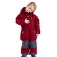 thumbnail image 2 of Juebong Kids One Piece Snowsuit Girls Boys Ski Suit Snowboard Jumpsuits Winter Thicken Warm Waterproof Windproof Snow Suit Red,3 Years, 2 of 6