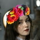 thumbnail image 4 of Tocado del Día de Muertos, corona de flores, diadema de flores, tocado de flores para festivales, 4 of 8