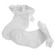 thumbnail image 4 of 1 par de calcetines de bebé calcetines de algodón calcetines suaves hasta la rodilla de color sólido con tul talla M, 4 of 4