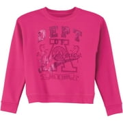 Girls' EcoSmart Fleece Crew Sweatshirt