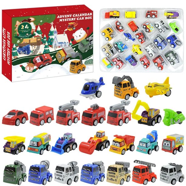 Bloques de construcción de la serie navideña, caja de regalo para niños, calendario de adviento de Navidad de 24 días, cascanueces DIY, Papá Noel, modelo de ladrillos, 2023