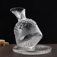 thumbnail image 1 of Decantador de vino giratorio para el hogar, dispensador de bebidas, vaso de botella de vino, regalo duradero para restaurante, hogar, cumpleaños, Soledad Decantador de vino, 1 of 10
