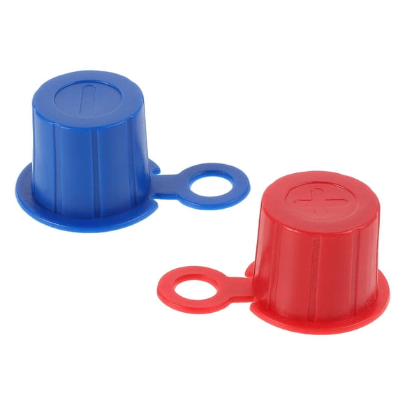 Miangastore 1 Paire de Couvercles de Bornes de Batterie Protecteur de Batterie de Voiture Capuchon en Plastique de Remplacement pour Voiture Camion SUV