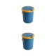 thumbnail image 2 of Toystoory PP Revoluciona tu rutina de limpieza con nuestros botes de basura con tapa: suministros de limpieza de diseño duradero y fácil de azul trompeta 2piezas, 2 of 6