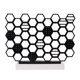 thumbnail image 2 of Soporte de Exhibición Hugo para Torres en Panal Negro Soporte de Exhibición de Aretes, 2 of 10