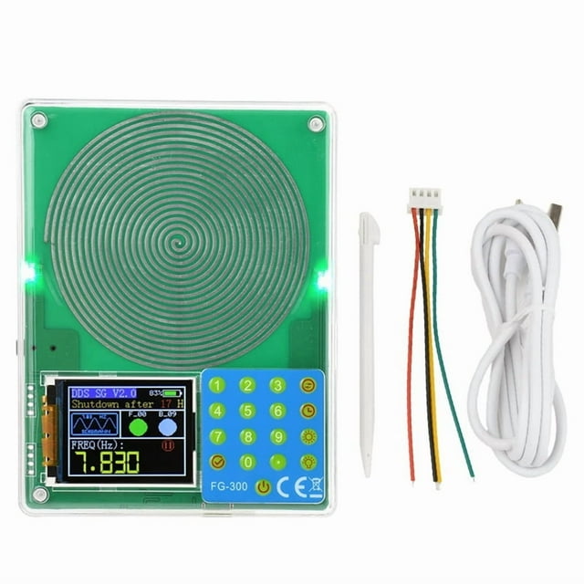 FG-300 DDS Signal Generator 0.001Hz-200KHz 1.8Inch Color Screen Signal Generator Sine Wave, Square Wave, Sawtooth Wave B