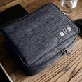 thumbnail image 4 of Waterproof Data Cable Storage Bags Travel Gadget Wires Organizer Zipper Pouch (Black), 4 of 6