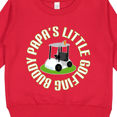 thumbnail image 3 of Inktastic Papa's Little Golfing Buddy Toddler Sweatshirt, 3 of 4