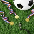 thumbnail image 4 of Medallas de premio Juvale Gold Winner, paquete de 24 con cintas de 15,3 cm, 4 of 9