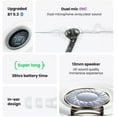 thumbnail image 4 of Wireless Earbuds Bluetooth 5.3 Headphones Compatible with Samsung Galaxy S6 edge+, IPX7 Waterproof TWS Stereo Headphones in Ear Built in Mic Headset, 4 of 5