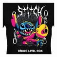thumbnail image 3 of Playera de Stitch para Caballero, con Estampados de Stitch y Frase Negro Talla CH, 3 of 4