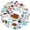 1A-35pcs, variant on 35pcs-50pcs Weather Stickers DIY Stickers Cozy Winter Stickers Kids Stickers for Suitcase Fridge