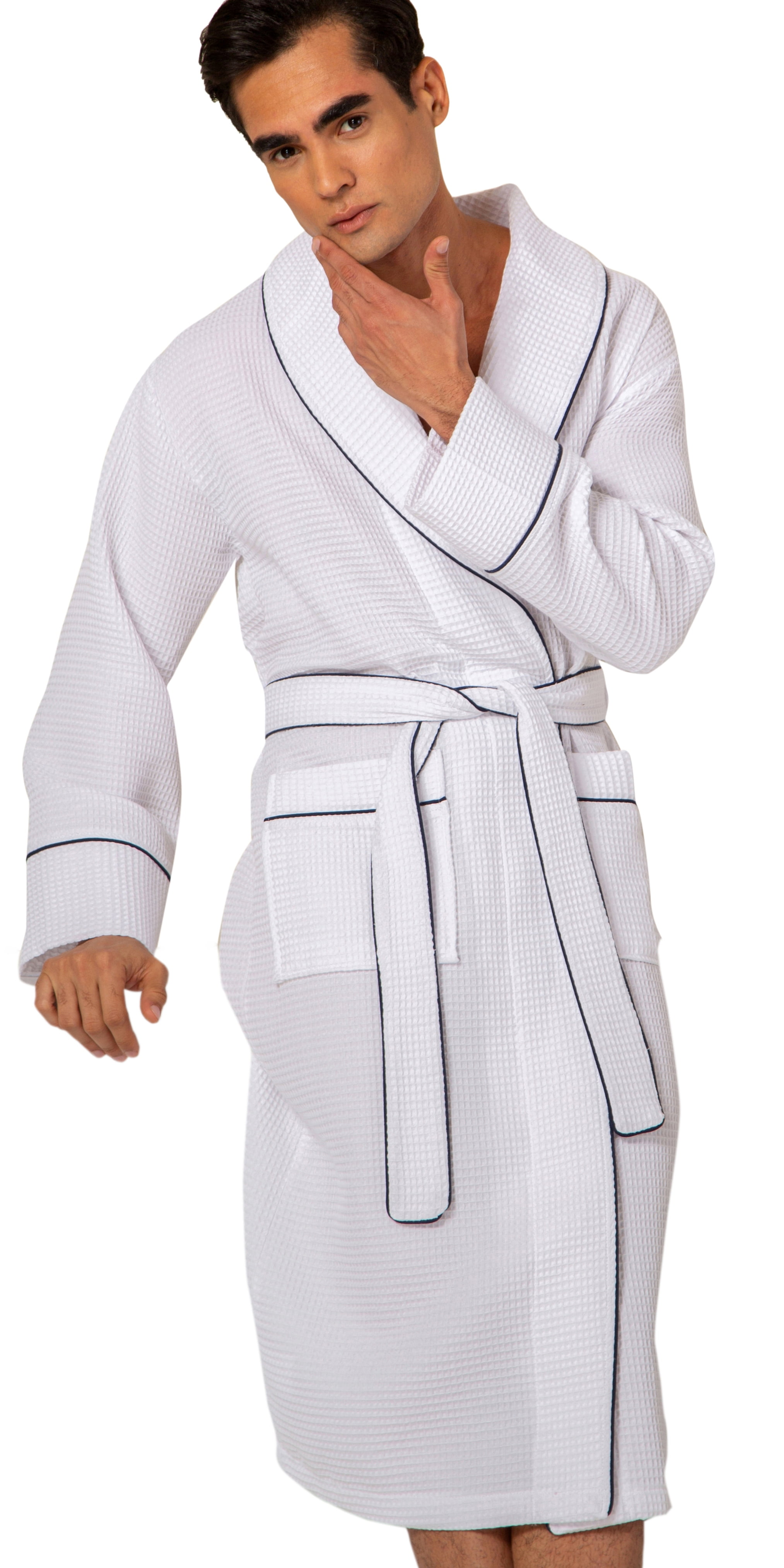 men's towel bathrobe