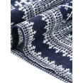 thumbnail image 5 of Agnes Orinda Women's Plus Size Top Floral Boho Button Down V Neck Shirts Short Sleeve Summer Casual Tunic Blouses 2X Navy Blue, 5 of 6