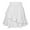 White, variant on yillto Womens Chiffon Short Skirt Elastic Waist Layer Ruffle Hem Flared Flowy Casual Beach Mini Skirts