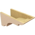thumbnail image 5 of 9"W x 18"D x 9"H Wide New Brighton Rough Cedar Woodgrain TimberThane Corbel, Primed Tan, 5 of 6