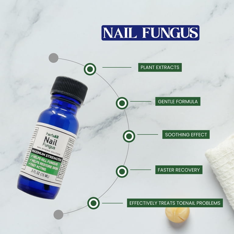 Herbiar Nail Fungus Treatment, Extra Strength, Fast-Acting Toenail and  Fingernail Solution, 15ml - Walmart.com