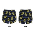 thumbnail image 4 of Disketp Avocado Print Women's Shorts Workout Shorts for Athletic Gym Running Shorts with Phone Pockets Medium, 4 of 8