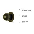 thumbnail image 2 of Knob Better Home H707ORB, bronce frotado con aceite, paquete de 4, 2 of 2