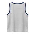 thumbnail image 6 of WPPGONE Kids Boys Active Tank Tops Contrast Ringer Trim Sleeveless Workout Shirts Chest Patch Detail Breathable Summer Gym Tees Casual Sports Basketball Running Clothes Outfits, 6 of 8