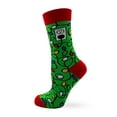 thumbnail image 3 of Fabdaz Get Lit Fun Women's Novelty Crew Socks - Holiday Christmas Lights Design, 3 of 3